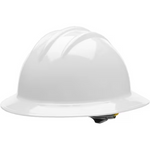 Bullard® White HDPE Full Brim Hard Hat