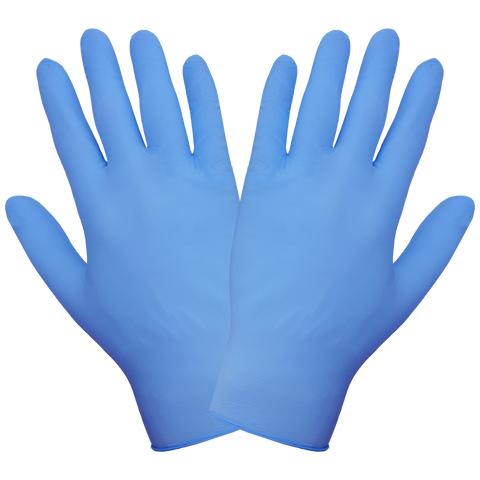 Disposable Nitrile Powder Free Gloves - Blue