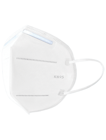 Lightweight, Disposable White Filtration Face Mask