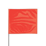 Presco High Visibility Marking Flags, PVC Staff 30", 50 per Bundle