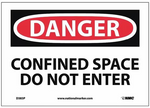 Danger - Confined Space, Do Not Enter Sign