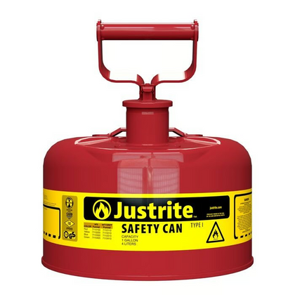 Type 1 Fuel Metal Gas Can, Red